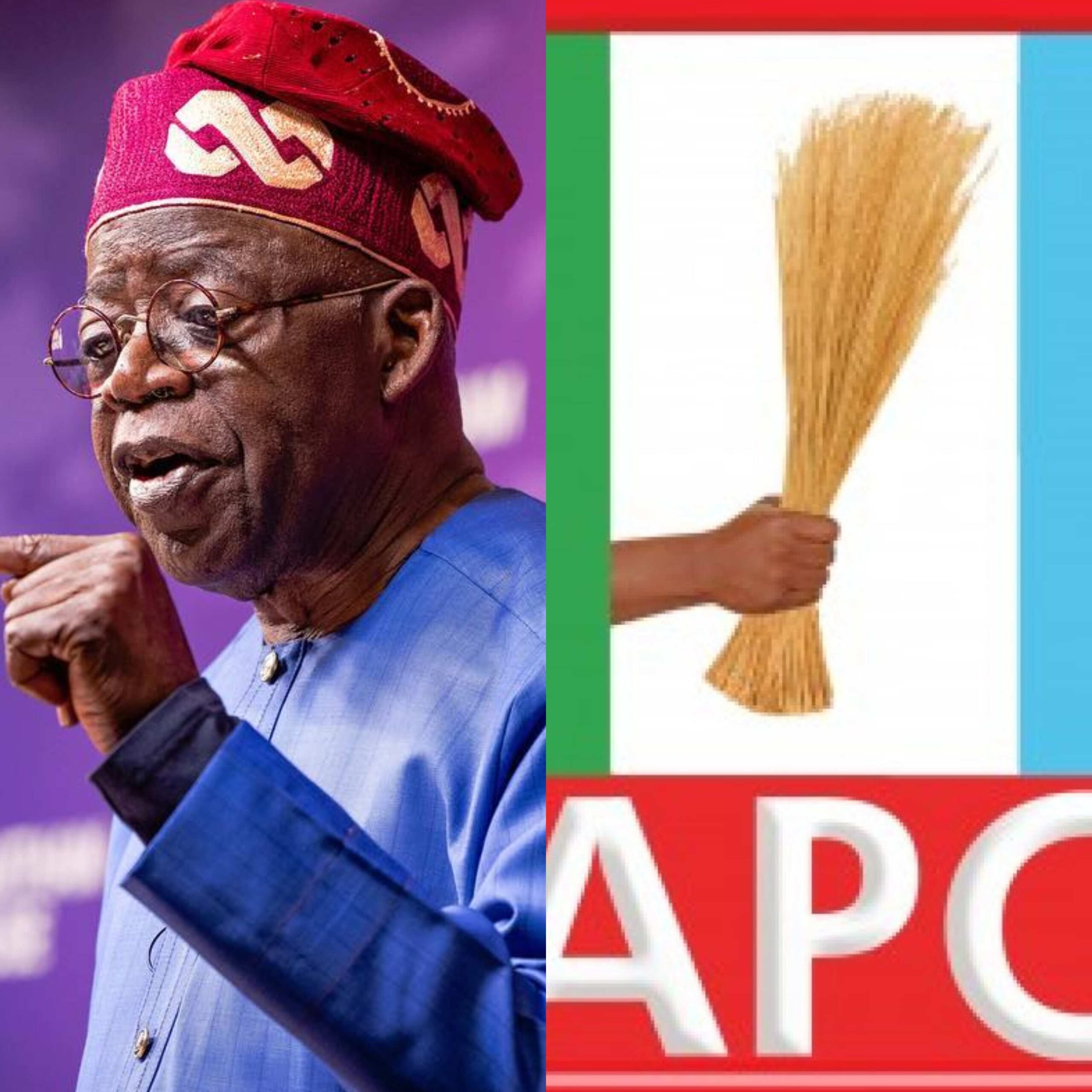 Tinubu Hands Over APC Flag to Edo Governorship Candidate and Running Mate