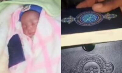 Shock As a Clip Of A Baby Born with a Quran Surfaces Online