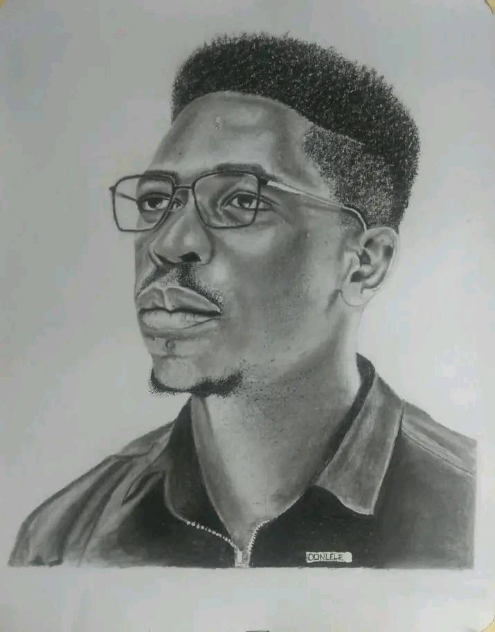 Fan Makes a Sketch of Moses Bliss After He Gifted His Friends 3 Cars