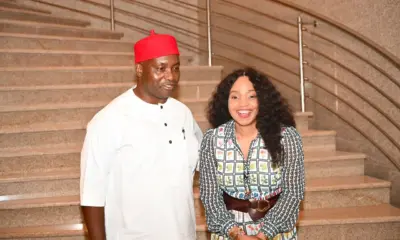 Biafra: Nnamdi Kanu's Wife Visits Him in DSS Detainment