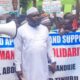 Ganduje: Demonstrators Storm APC Secretariat, Allegedly Conspire Against Tinubu
